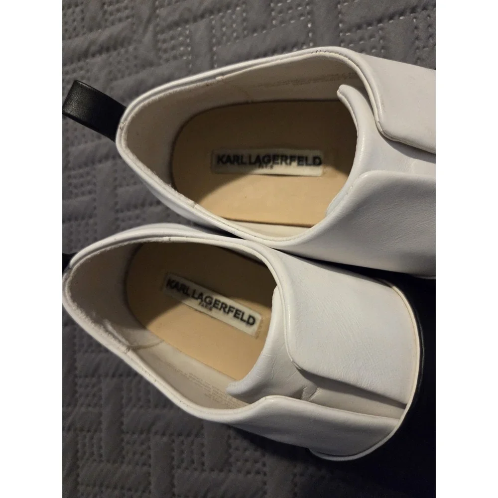 Karl Lagerfeld Paris Asha Slip On Trainers Women's Size 9.5M Streetwear Sneakers